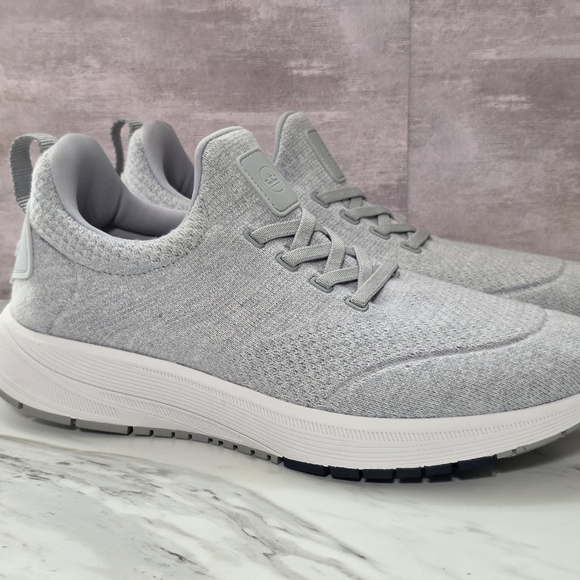 Peter Millar Light Gray Knit Sneakers - Picture 4 of 8